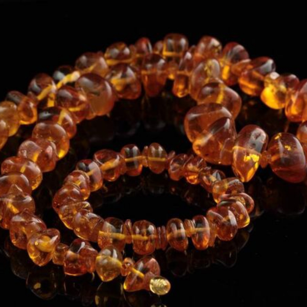 Vintage Baltic amber necklace and bracelet 120g